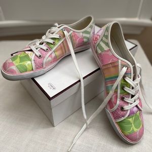 Adorable Dawnell Coach Patchwork Sneaker